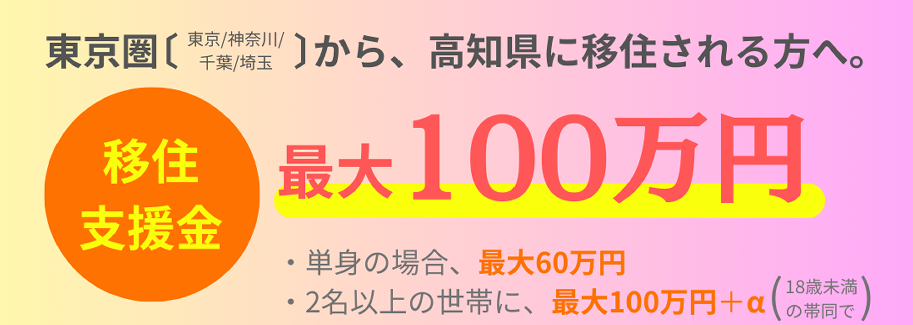 移住支援金制度の画像